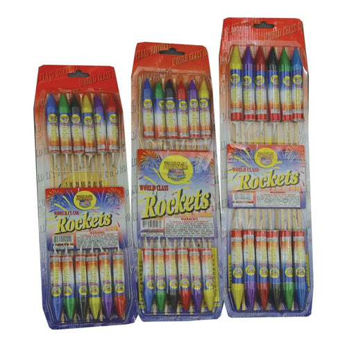6 oz rocket (color) - 12 Pack