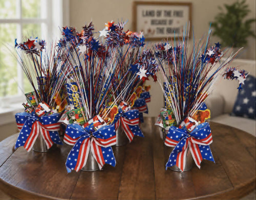 4th of July Fireworks Tabletop Centerpiece