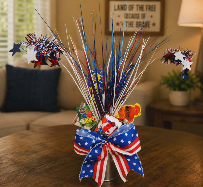 4th of July Fireworks Tabletop Centerpiece