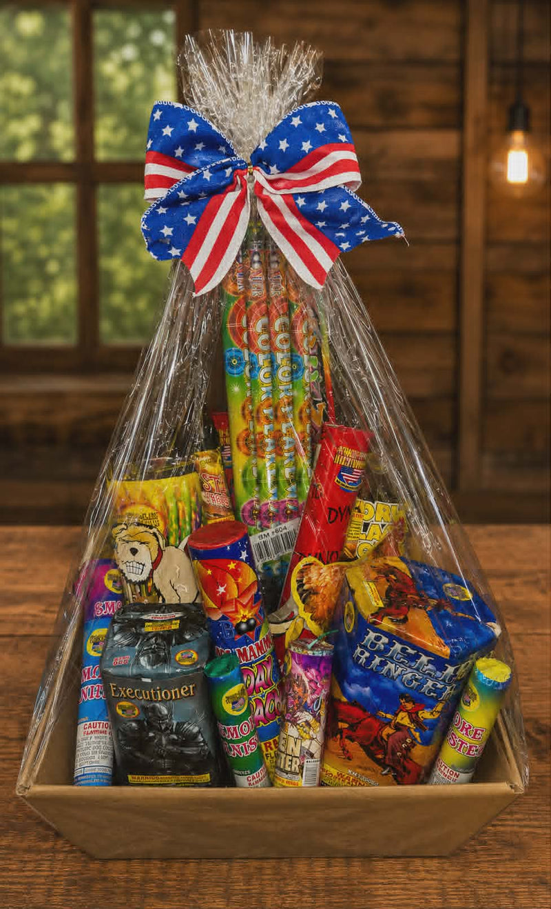 Father's Day Fireworks Gift Basket