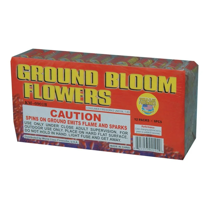 WC Ground Bloom Flowers- Individual Packs of 6