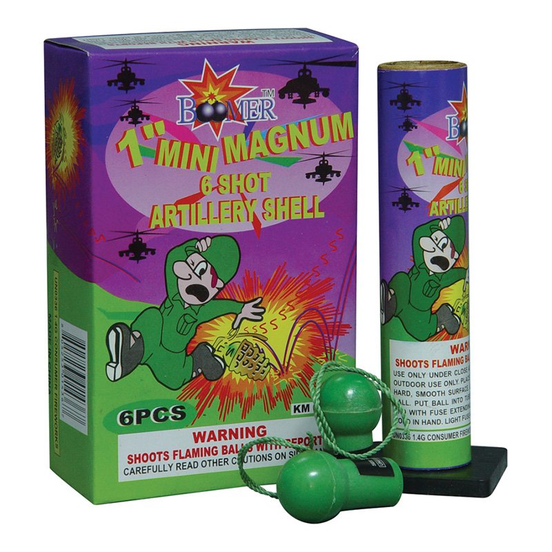 Mini Magnum 1" Mortars - 6 Pack