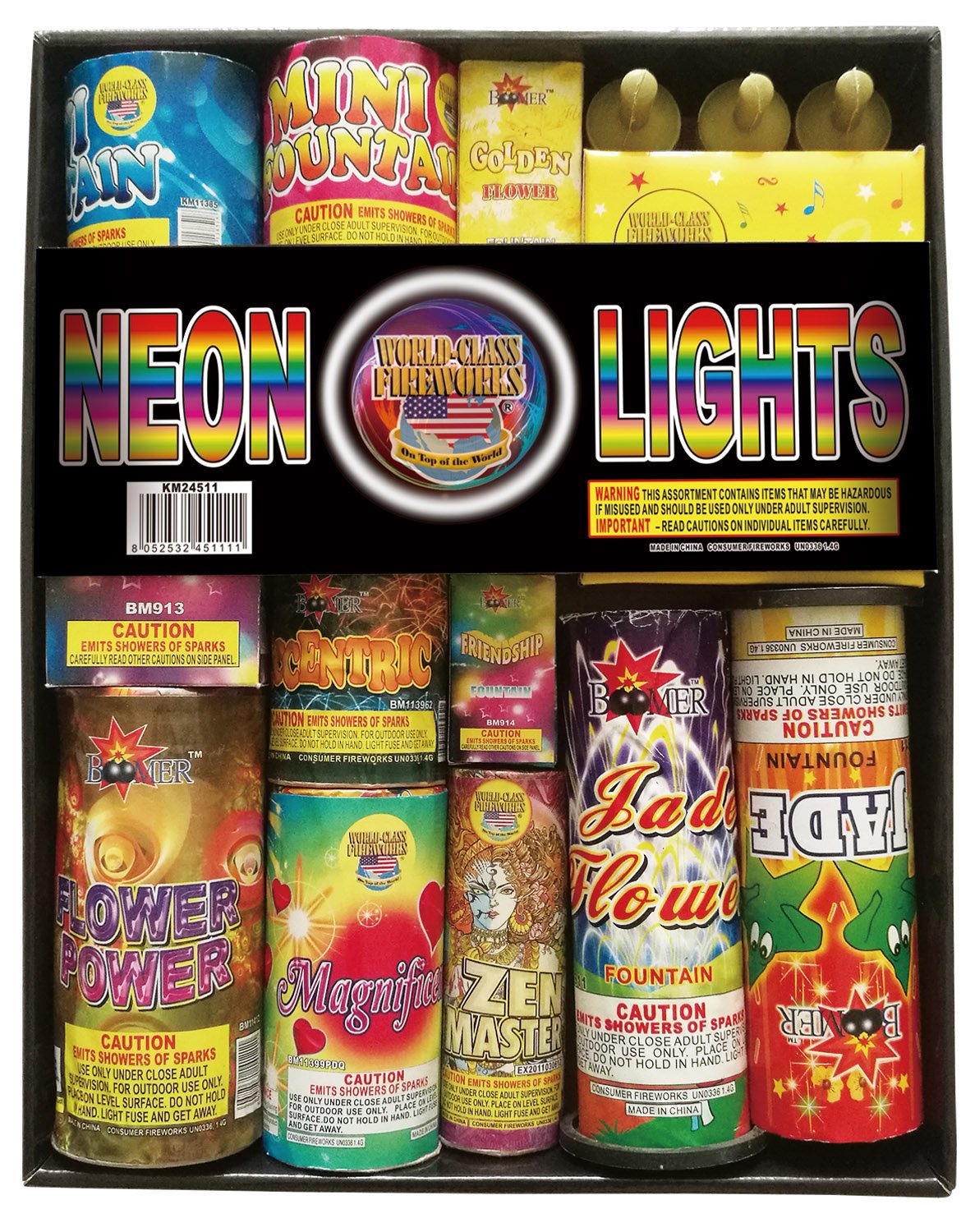 Neon Lights - Kids Friendly Assortment